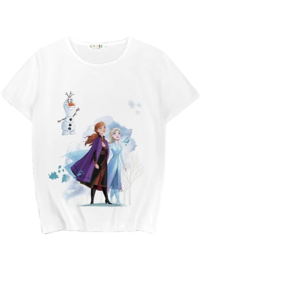 Frozen Elsa Print Kortärmad Style K Children's size 10