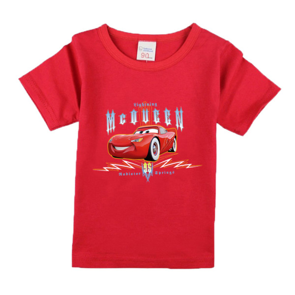 Auto Story Cotton Barn T-shirt röd 150cm