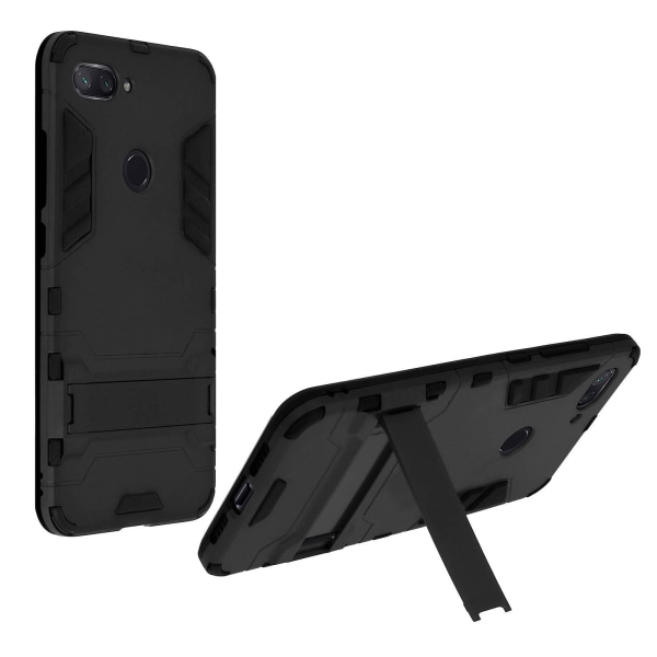 Case, stötsäkert cover till Xiaomi Mi 8 Lite med stöd - Svart Black none