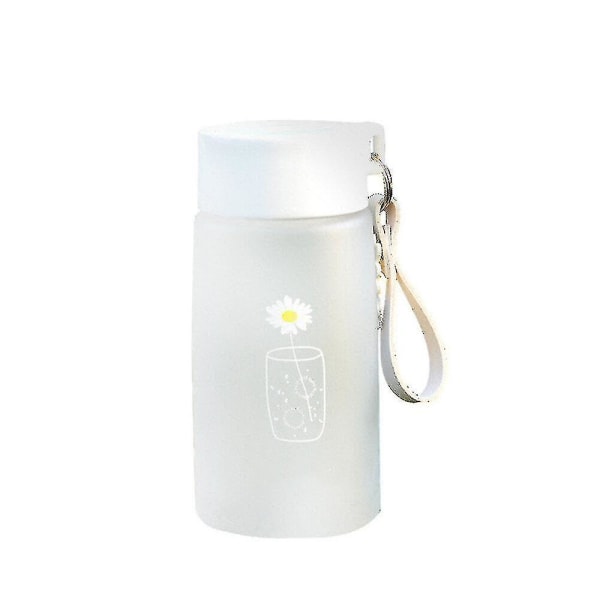 Daisy Plast Cup, Anti-dropp vattenkopp utomhuskopp, 480 ml Creative Frosted vattenflaska style-1