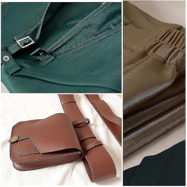 Flynn Rider Costume Trasslig Rapunzel Flynn Rider Prince Cosplay Kostym Uniform Kostym Halloween-kläder för vuxna män L