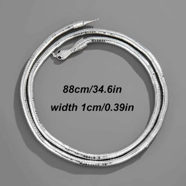 Ladies Flexibelt Snake Armband Böjbart Snake Armband, Halsband Guld Silver