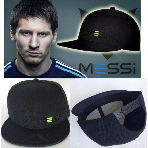 Tide märket Messi platt brätte baseball hip hop hatt