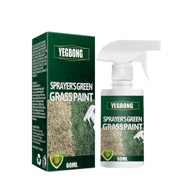 Grönt gräs färg för gräsmatta Spray Växtfärg Reparation Curing Agent Color Enhancer