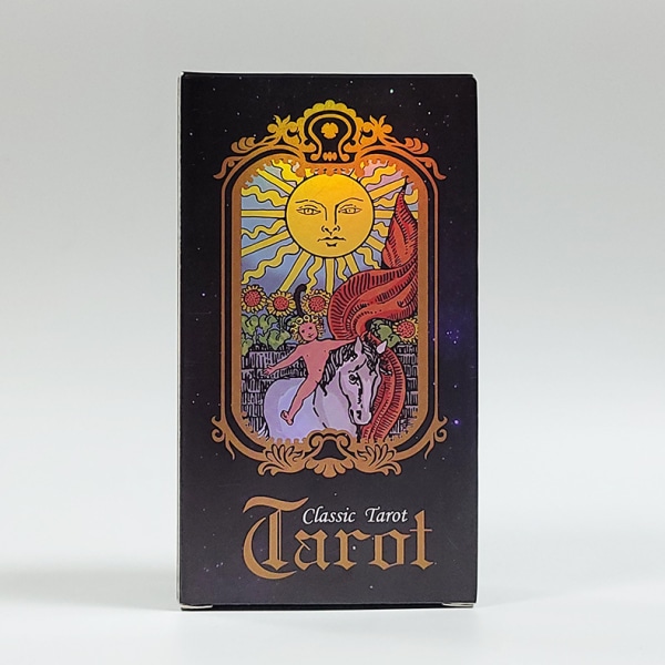 Klassisk liten riddare Spansk 12×7 Tower of flashcards Oracle Tarot Card cards Divination Cards
