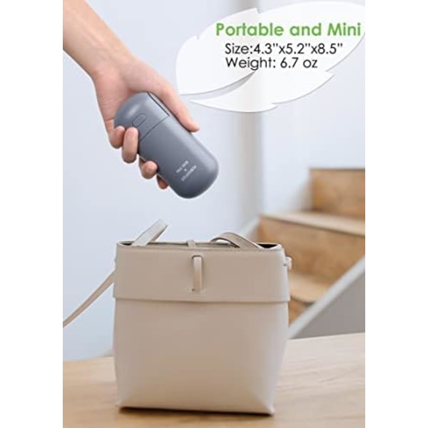 HonHey Handheld Fan Misting Fan, 3-i-1-handfläkt, portabel minifläkt med  laddningsbart batteridriven och 3 justerbara hastigheter[6-13-20 Workin  Grey 93e0 | Grey | Fyndiq