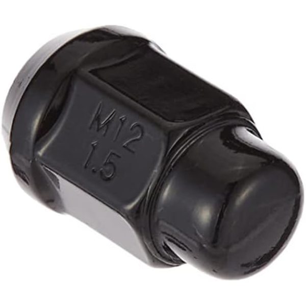 White Knight 1707S-20AM Chrome M12x1,50 Bulge Acorn Lug Nut, 20 Count (Pack of 1) Black Chrome 20 Pack Lug Nut