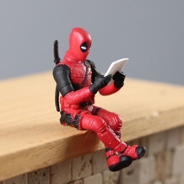 Bilprydnad X-men Deadpool Action Figur Modell Anime Mini Doll Pvc Figurine Leksaker Style 2