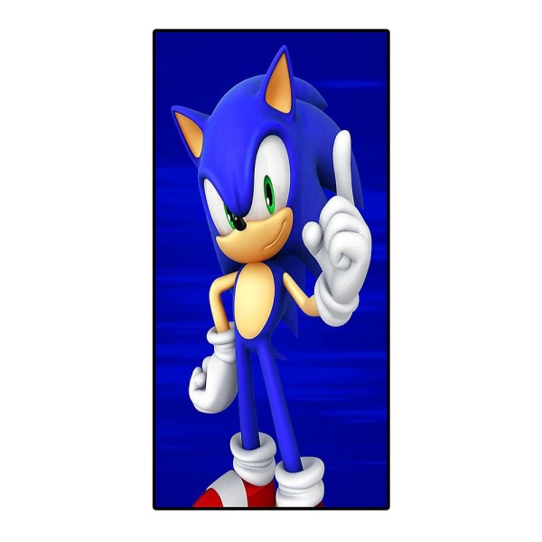 Sonic Beach Handduk Digital Print Fleece Material 160*80cm sytle-G