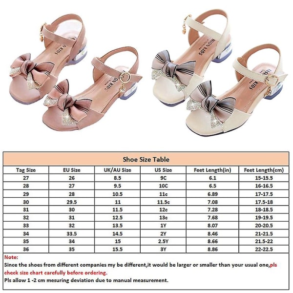 Flickor Öppna Tå Platt Sandaler Casual Sommar Klänning Sandal Ankelrem Mary Jane Pink EU 26