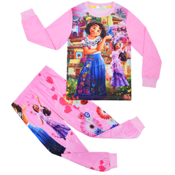 Magic Full House Encanto barns mellanlång prinsessklänning 130
