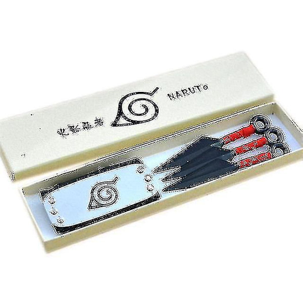 Kakashi Cosplay Kostym Uzumaki Kläder Shippuden Second Uniform Och Pannband Kunai Vuxen Halloween plagg Jul B One size