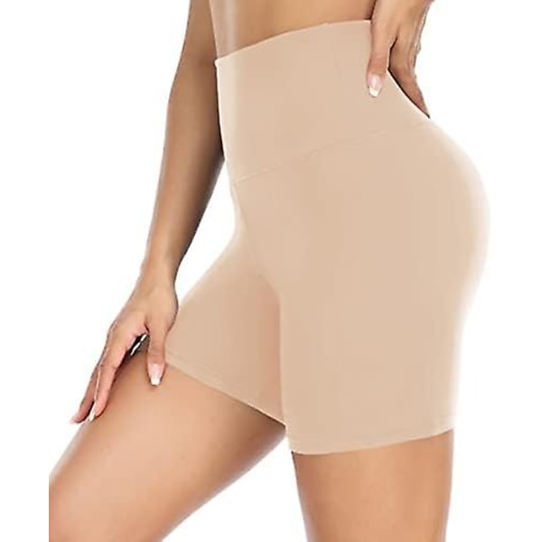 Hög midja Biker Shorts för kvinnor -3 '' / 5 '' Tummy Control Butt Lifting Gym Träning Athletic Shorts Yoga Byxor väsentliga för sommaren