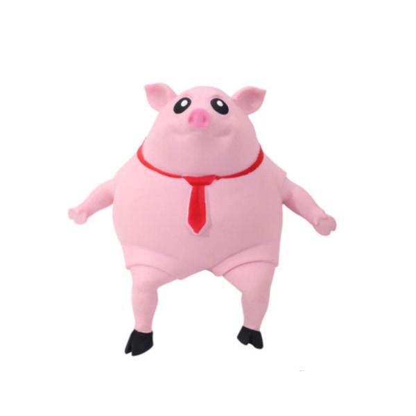 Dekompressionsleksak Rosa gris Squishy Toy Pig Squeeze Pig Man Sensory Stress Toystress Reliever Leksak för barn och vuxna null none