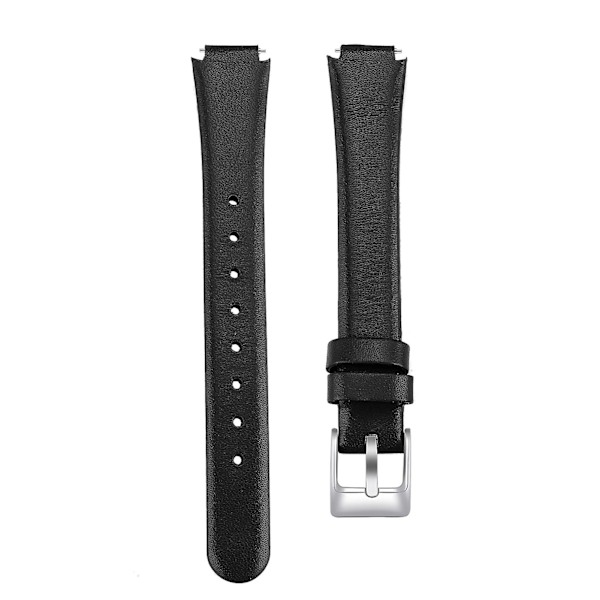 Hopeup 12 mm watch Andas utbytbart mjukt armbandsur i konstläder Watch Black L