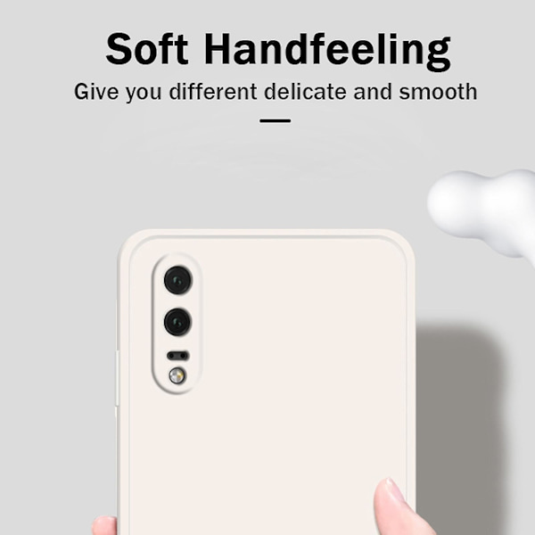 För Huawei P20 Liquid Case White none