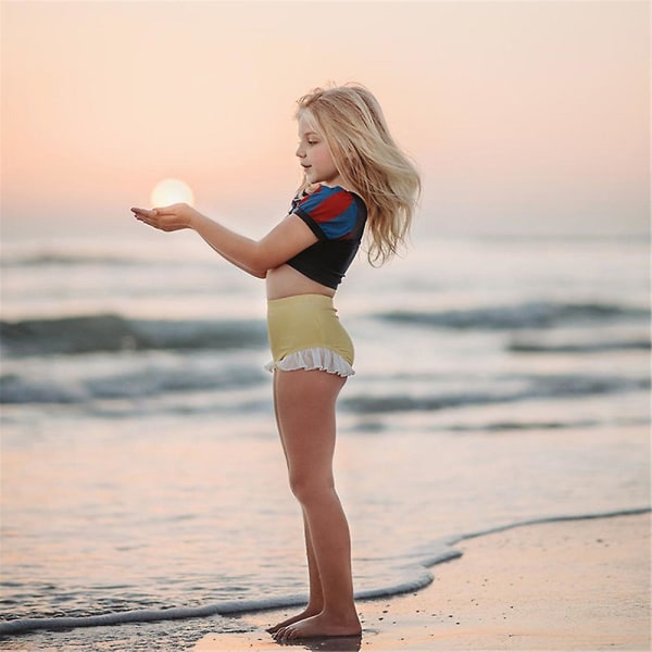 2-8 år Girls Princess Swimwear Holiday Bikini Baddräkter Snow White 3-4 Years