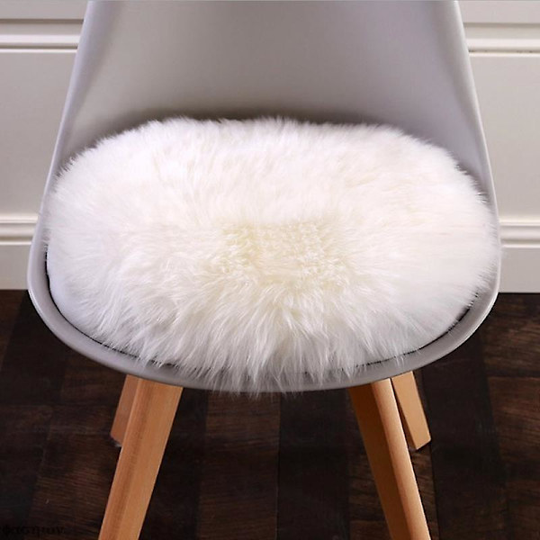30*30cm Mjuk konstgjord fårskinnsmatta Cover Sovrumsmatta konstgjord ull Varm hårig matta Säte Textil Pälsområde Mattor C HG68019GYx45cm