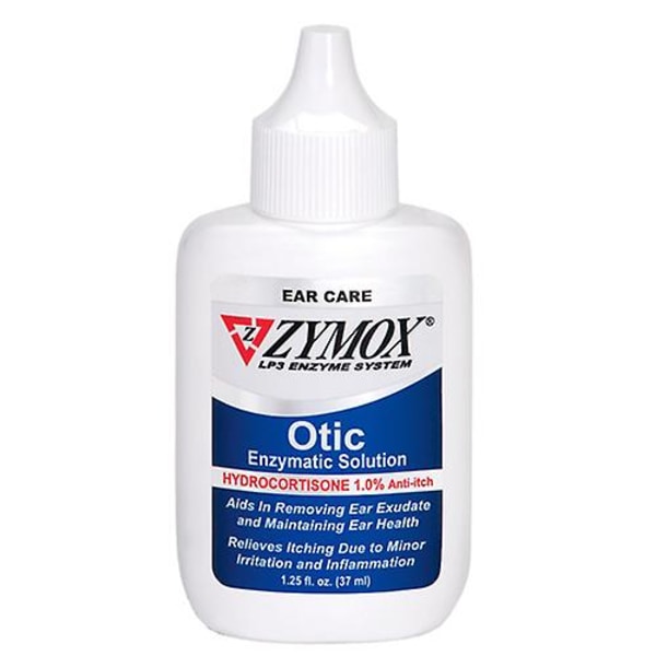 Zymox Otic Enzymatic Solution med hydrokortison, 1,25 Oz (förpackning med 1) null none