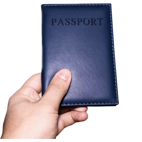 Passhållare Reseplånbok, Mörkblå null none