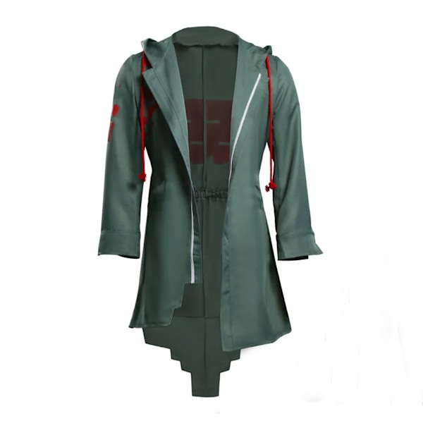 Anime Danganronpa Nagito Komaeda Cosplay Halloween Kostymer för Män Peruk Rollspel Kläder Fest Uniform Jacka T-Shirt Kostym L only jacket