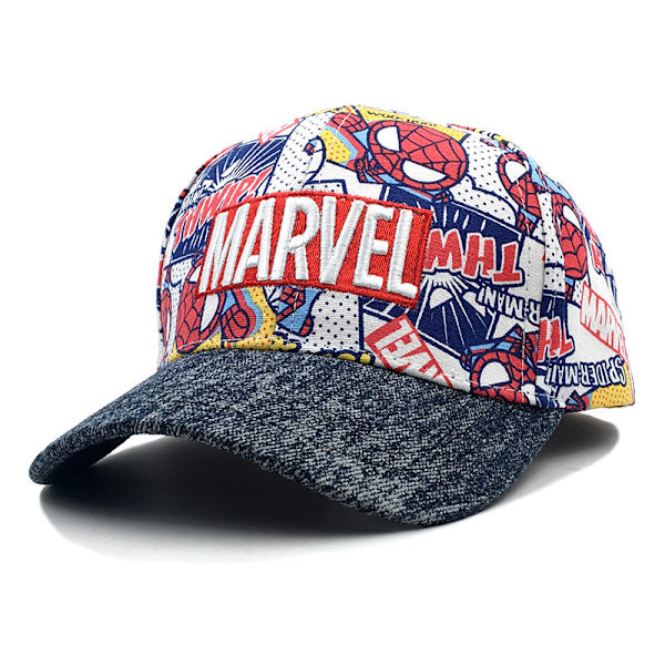 Spiderman runt basebollkeps spetsig hatt hip style 1