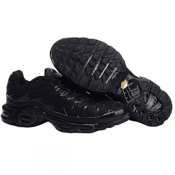 Casual Tn Sneakers för män - Löparskor med luftkudde för utomhussporter - Andningsbara och fashionabla atletiska skor för män black 45
