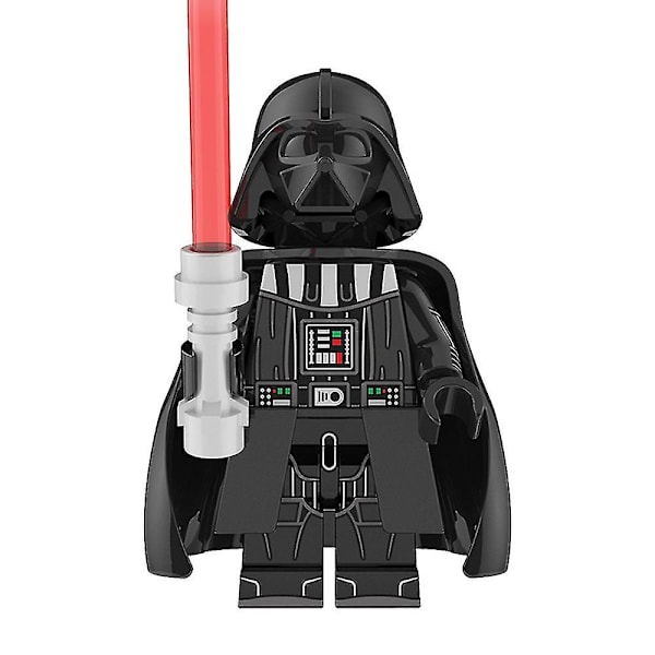 8 st Star Wars -serien Karaktär Anakin Skywalker Darthmaul Obi-wan Minifigur monterad minibyggkloss Actionfigurer Leksak Barn Present null none