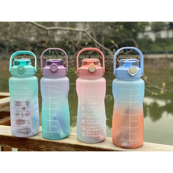 kopp kapacitet plast kopp halm kopp gradient pink 1500ml