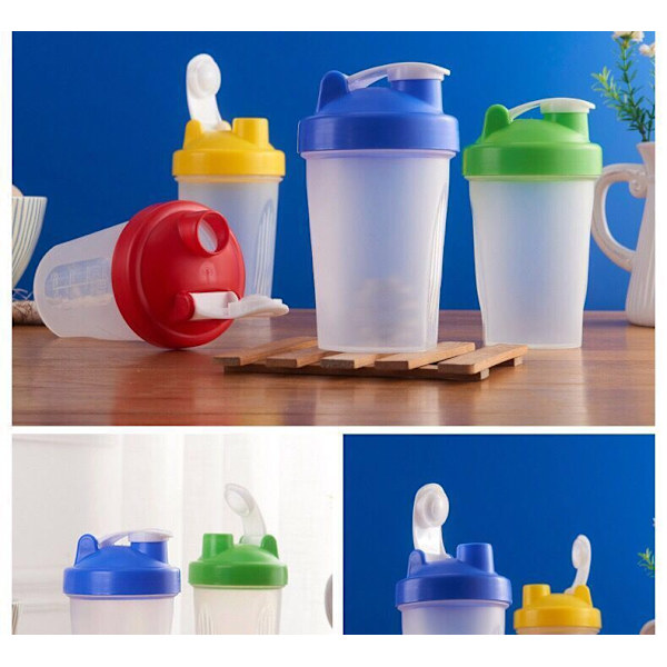 600ml proteinpulver kopp shaker cup sport fitness cup yellow