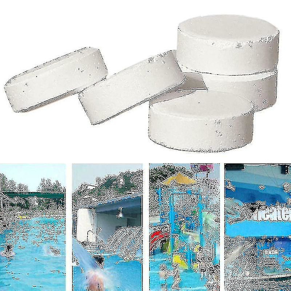 50-200 st klortabletter Multifunktions omedelbar desinfektion för poolbadkar Spa [gratis frakt] Gratis frakt 100pcs