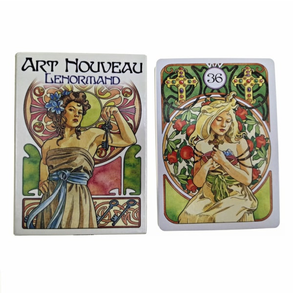 Art Nouveau Lenormand Oracle Divination-kort
