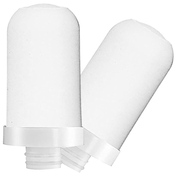 Kranvattenfilterpatroner, 2-pack 8-lagers universal keramiskt filter White none