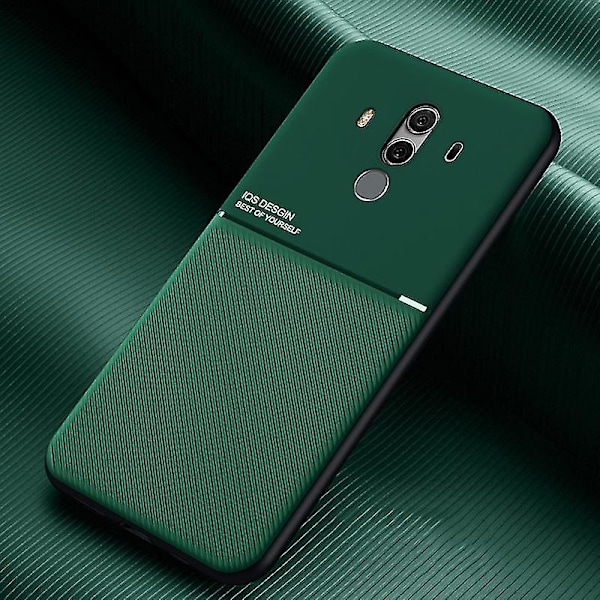 För Huawei Mate 10 Pro Classic Tilt Strip Grain Magnetic Shockproof PC + TPU case null none