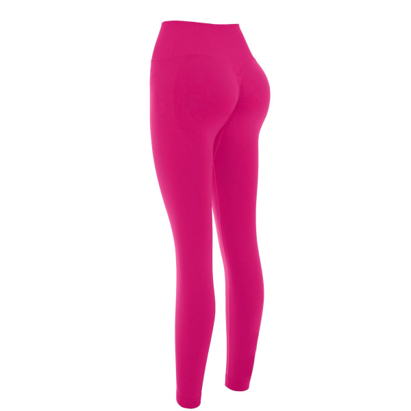 Yoga Tights Hip Lift Hög midja Yoga F18 Raspberry red M