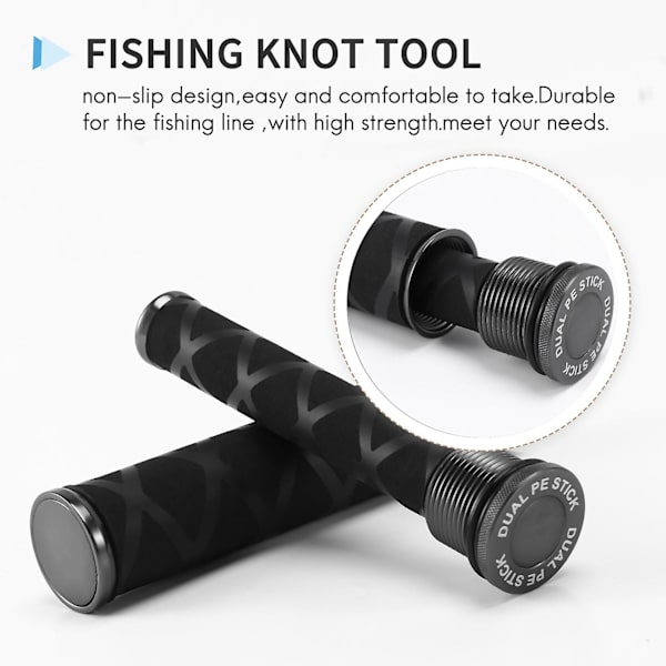 Fiske Fg Gt Knot Avdragare Verktyg Assist Pe Fiskelina Bobbin Knotter Spolning Dra Dra Verktyg Tensi Gray none