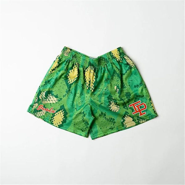 Inaka Power Shorts Män Kvinnor Klassiska Gym Basket Shorts Andningsbar Mesh En Lager Inaka Shorts Fa 20-4 none