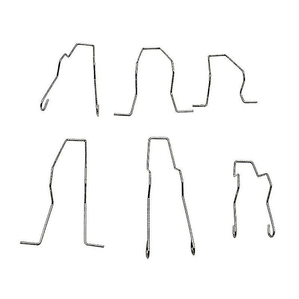 6st Pannlampa Strålkastare Halvljus Clip Clamp 5zhsfullkit Fäste Glödlampa Hållande fjäder Clip Clamp null none