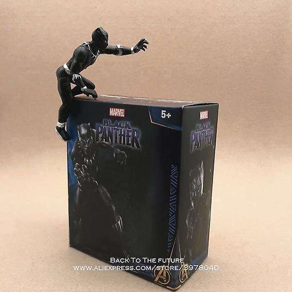 Disney Marvel X-men Deadpool 2 Actionfigur Sittställning Modell Anime Minidocka Dekoration Pvc Collection Figur Leksaker Modell C Panther with box
