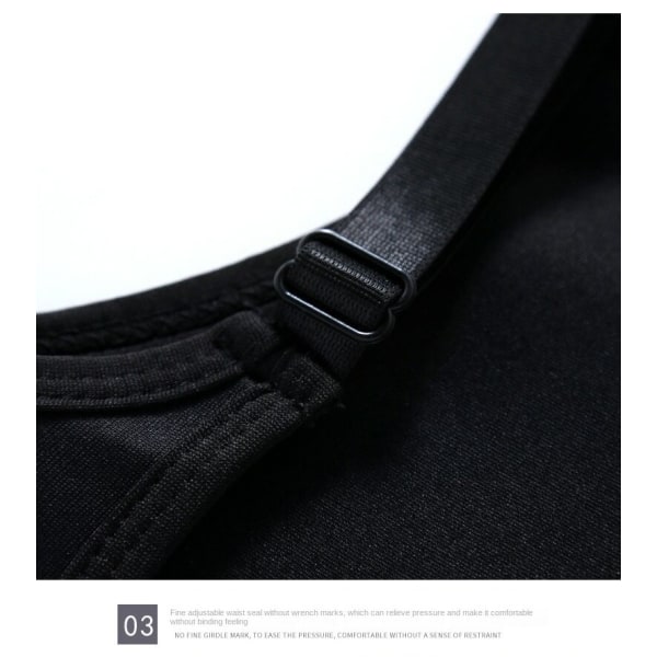 Justerbar midjeband med justerbar korsett lila purple 2XL