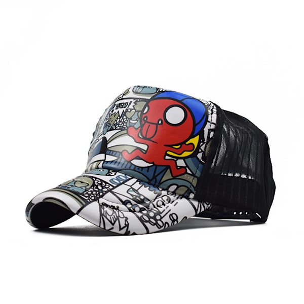Spiderman runt basebollkeps spetsig hatt hip style 5
