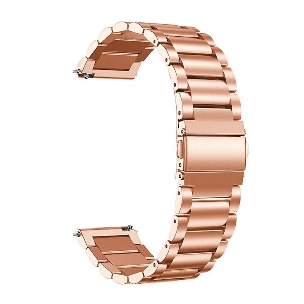 Ble Snap Spänne Tre pärlor Solid Rostfritt stål Armband Smart Watch