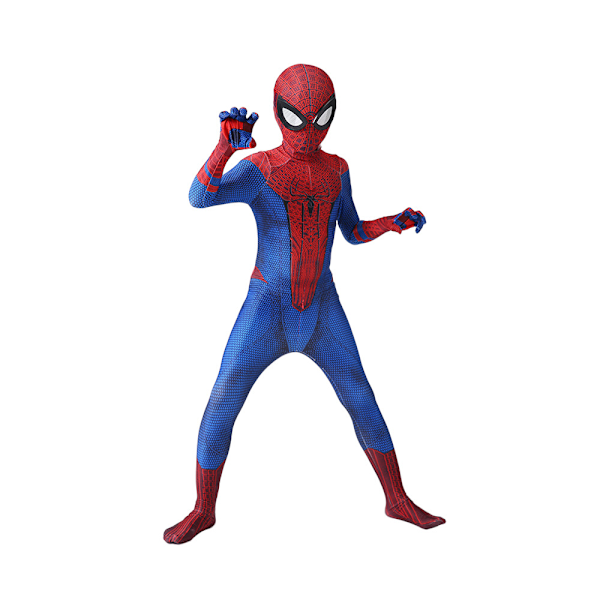Halloween cos kostym barn jumpsuit huvudbonad kläder miles vuxen man gwine Spider tight man kläder Three-dimensional extraordinary lens 100