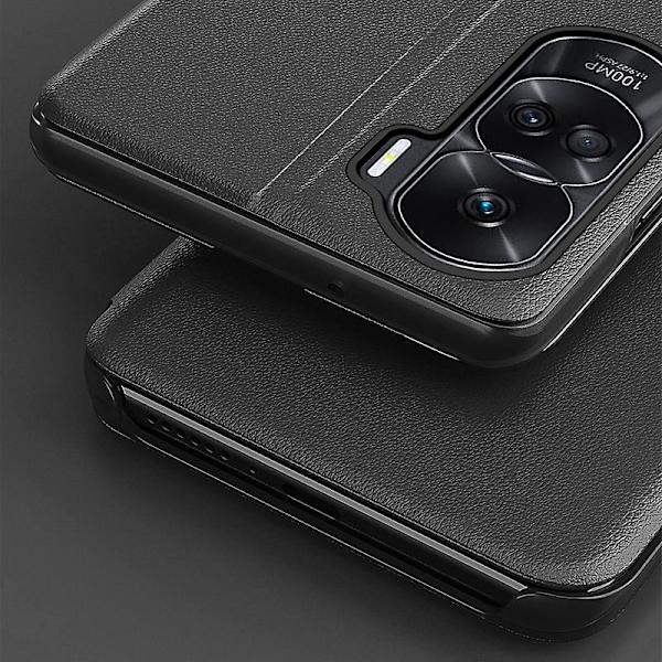 For Honor 90 Lite 5g/x50i 5g View Window Phone case Pu Läder Stötsäkert Stand Cover Sapphire
