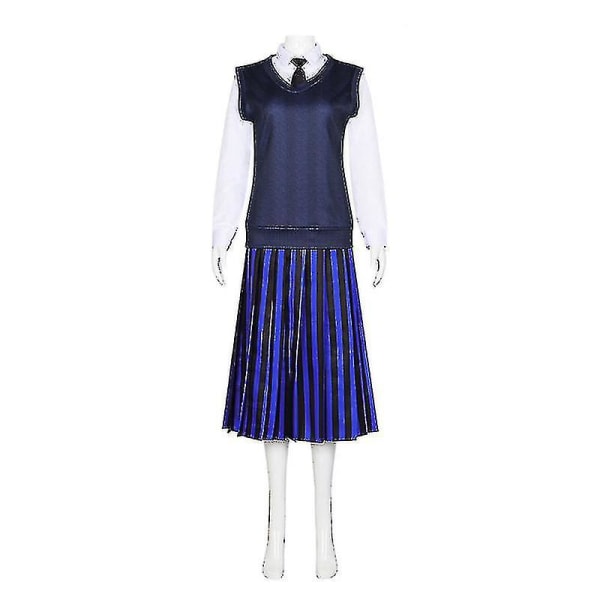 Onsdag Cosplay kostym Enid Sinclair klä upp för vuxna Barn Nevermore Academy School Uniform Halloween Carnival kostym Full set L