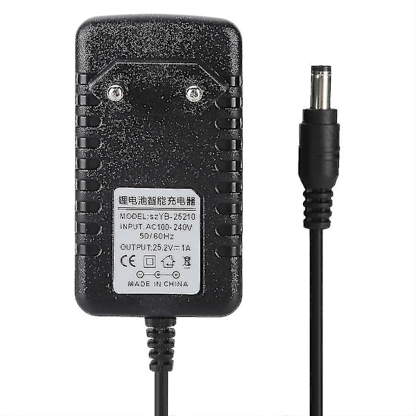 25,2v/1a Snabbladdning Li Ion-laddaradapter 100-240v Ingång Multi Eu-kontakt null none