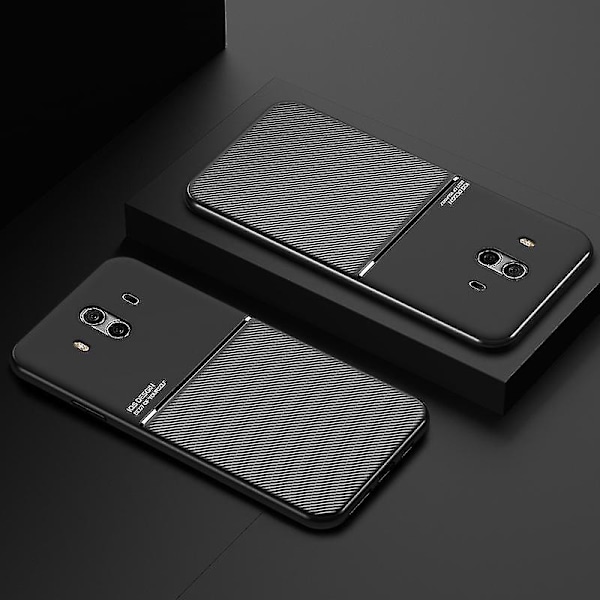 För Huawei Mate 10 Pro Classic Tilt Strip Grain Magnetic Shockproof PC + TPU case null none