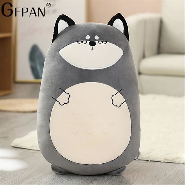Squishy Toy Kawaii Djurfett Dinosaurie Shiba Inu Hundkudde Plyschleksaker Söt Mus Kanindocka Flickor Säng Håller sovkudde dog 60cm