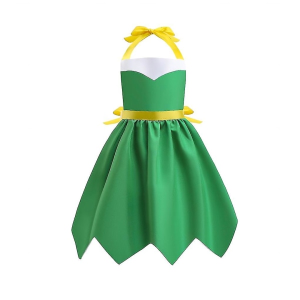 Ärmlöst förkläde för vuxna barn Minnie Elsa Sofia Princess Förkläde Cosplay-kostym med hängande hals Tinker Bell M