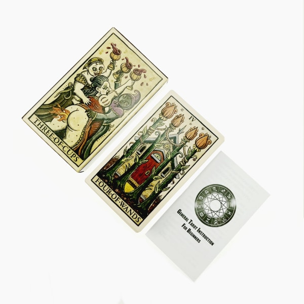 Trionfi della Luna ILLUSTRERAD Oracle Tarot Card Spådomskort